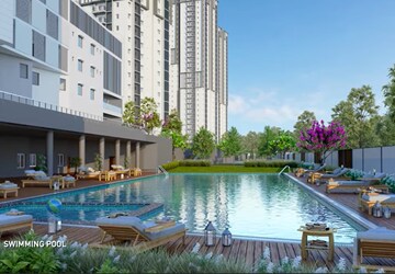 Swimming Pool in 2 BHK Apartment at My Home Tridasa, Tellapur – for Sale