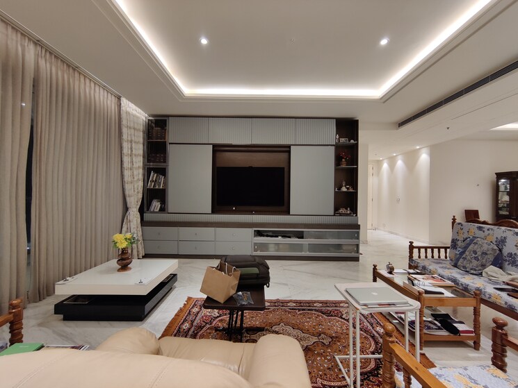 Living Room, bhartiya-leela-residences 4 Bedroom 4176 Sq.Ft. Apartment In Thanisandra Main Road Bangalore 9341727