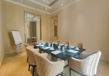 Team Area in 4 BHK Apartment at Bhartiya Leela Residences, Thanisandra Main Road – for Rent