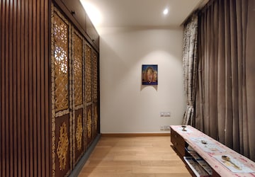 Bedroom in 4 BHK Apartment at Bhartiya Leela Residences, Thanisandra Main Road – for Rent