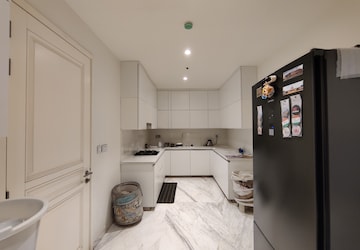 Bathroom in 4 BHK Apartment at Bhartiya Leela Residences, Thanisandra Main Road – for Rent