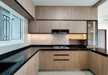 Kitchen in 4 BHK Apartment at Sobha Windsor, Whitefield – for Rent