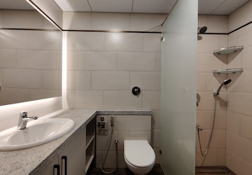 Bathroom in 4 BHK Apartment at Sobha Windsor, Whitefield – for Rent