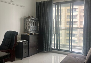 Living Room in 3 BHK Apartment at Rustomjee Oriana, Bandra East – for Rent