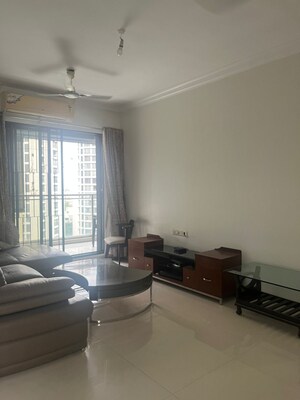 Living Room in 3 BHK Apartment at Rustomjee Oriana, Bandra East – for Rent