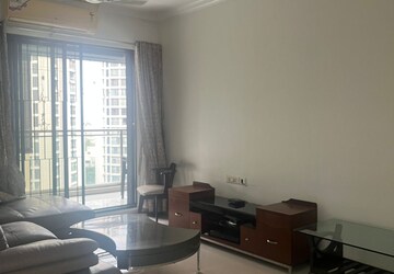 Living Room in 3 BHK Apartment at Rustomjee Oriana, Bandra East – for Rent