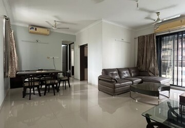 Living Room in 3 BHK Apartment at Rustomjee Oriana, Bandra East – for Rent