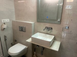 Bathroom in 4 BHK Builder Floor at Veera Safdarjung Enclave, Safdarjung Enclave – for Rent