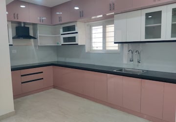 Kitchen in 3 BHK Apartment at Lakshmi Cadillac, Kondapur – for Rent