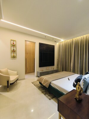 Living Room in 3 BHK Apartment at The Ananta Aspire, Utrathiya – for Sale