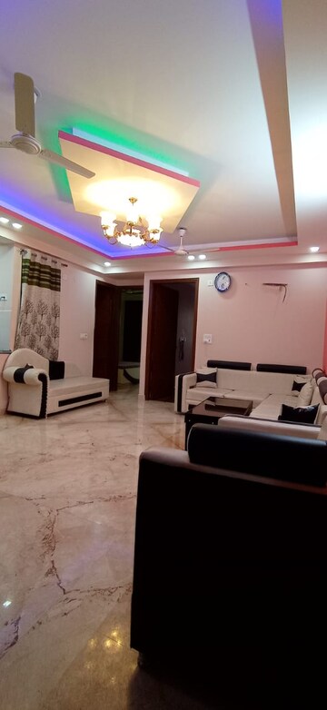 Living Room in 3 BHK Builder Floor at Chattarpur – for Rent