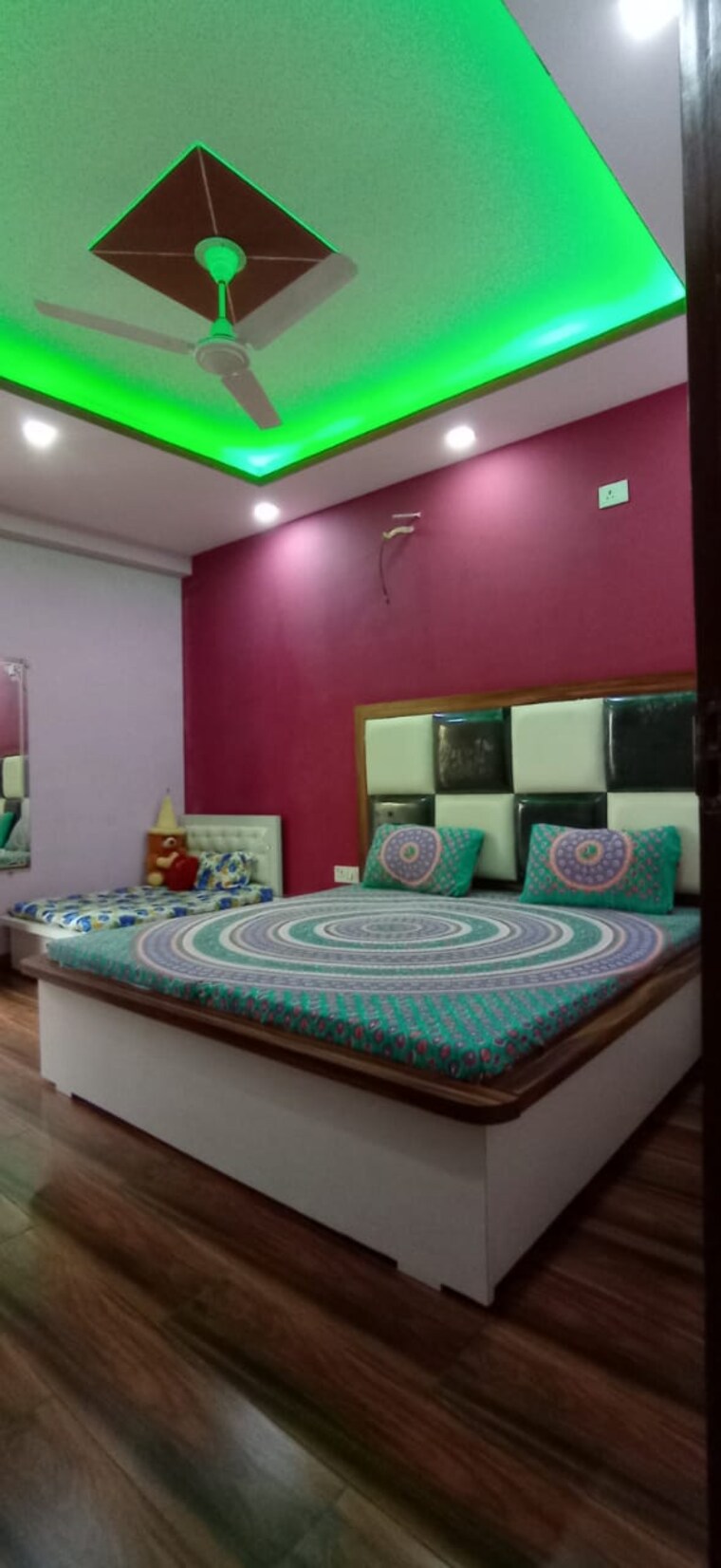 Bedroom, chattarpur 3 Bedroom 1200 Sq.Ft. Builder Floor In Chattarpur Delhi 9341880