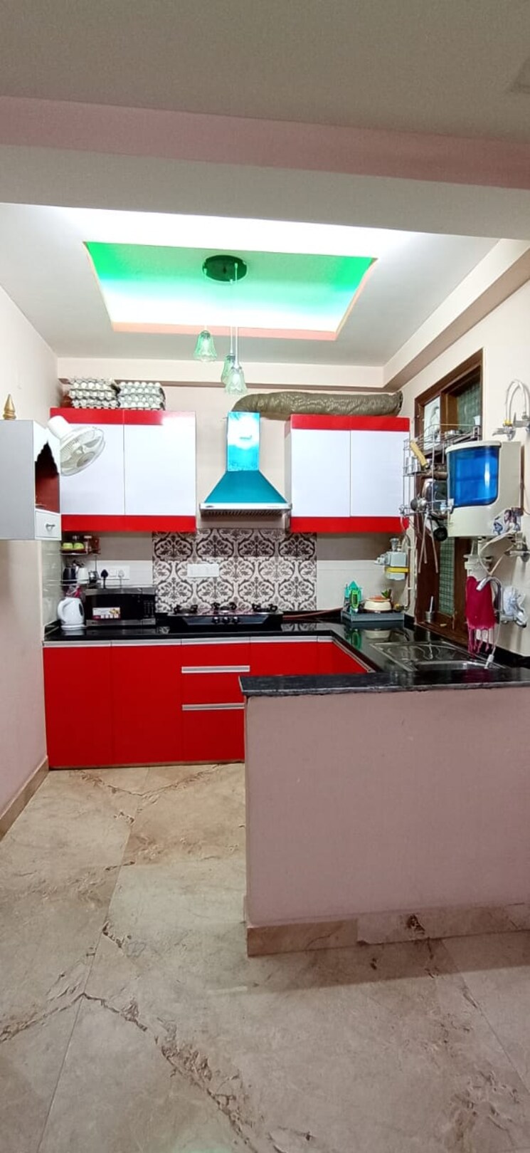 Kitchen, chattarpur 3 Bedroom 1200 Sq.Ft. Builder Floor In Chattarpur Delhi 9341880