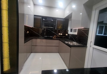 Kitchen in 3 BHK Apartment at Rajapushpa Provincia, Narsingi – for Rent