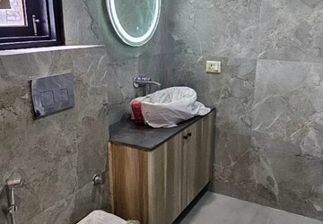 Bathroom in 3 BHK Builder Floor at Ansal Sushant Apartments, Sushant Lok I – for Rent