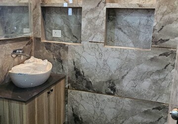 Bathroom in 3 BHK Builder Floor at Ansal Sushant Apartments, Sushant Lok I – for Rent
