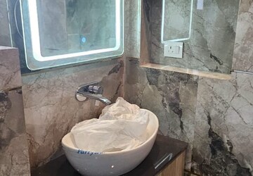 Bathroom in 3 BHK Builder Floor at Ansal Sushant Apartments, Sushant Lok I – for Rent