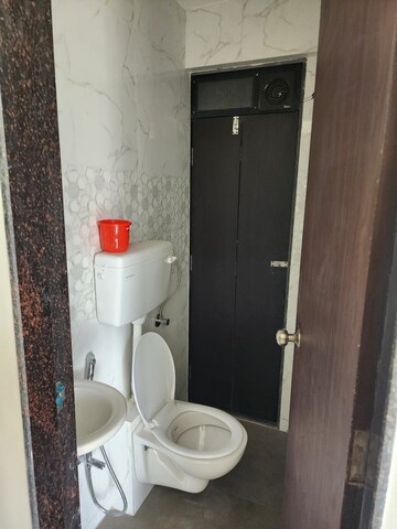 Bathroom in 1 BHK Apartment at Panchamrut CHS Thane, Ghodbunder Road – for Rent