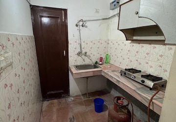 Kitchen in 1 RK Independent House at Sector 10 – for Rent