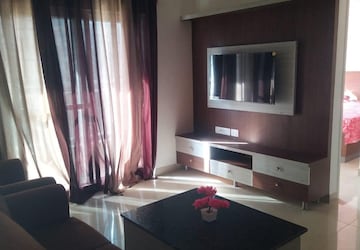 Living Room in 3 BHK Apartment at Brigade El Dorado, Bagaluru – for Rent