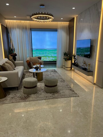 Living Room in 3 BHK Apartment at Godrej Eternal Palms, Sanpada – for Sale