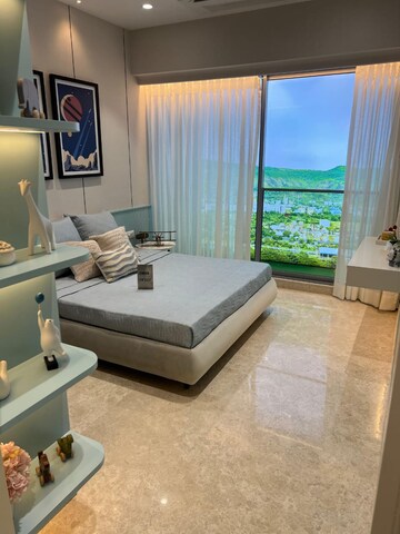 Living Room in 3 BHK Apartment at Godrej Eternal Palms, Sanpada – for Sale
