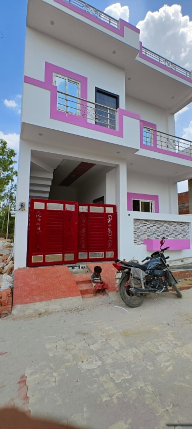 Exterior View, indira nagar 3 Bedroom 1050 Sq.Ft. Independent House In Indira Nagar Lucknow 9342175