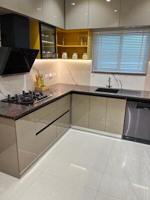 Kitchen in 3 BHK Apartment at Candeur Crescent, Serilingampally – for Sale