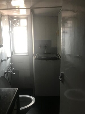 Bathroom in 1 BHK Apartment at Poornima Apartments, Colaba – for Rent