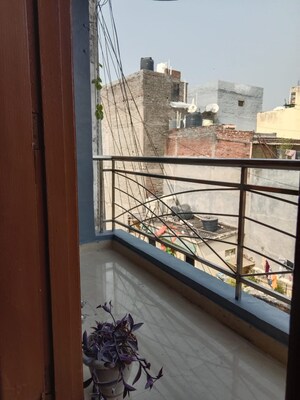 Balcony in 2 BHK Builder Floor at Saket Enclave Ghaziabad, Rajendra Nagar – for Rent