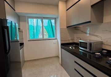 Kitchen in 2 BHK Apartment at LnT Veridian, Powai – for Rent