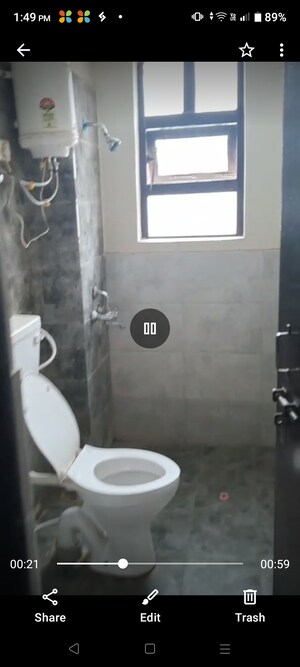 Bathroom in 1 BHK Apartment at Auric City Homes, Sector 82 – for Sale