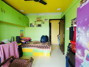 Bedroom in 3 BHK Apartment at Galaxy Greenwoods, Kharghar – for Sale