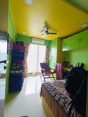 Bedroom in 3 BHK Apartment at Galaxy Greenwoods, Kharghar – for Sale