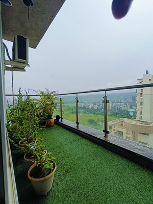 Balcony in 3 BHK Apartment at Galaxy Greenwoods, Kharghar – for Sale