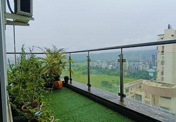 Balcony in 3 BHK Apartment at Galaxy Greenwoods, Kharghar – for Sale