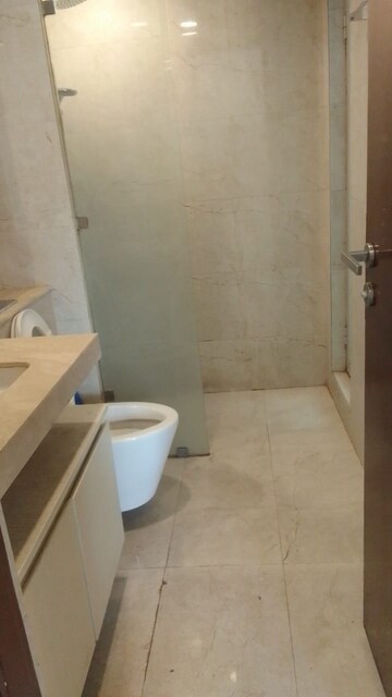 Bathroom in 2 BHK Apartment at Hiranandani Atlantis, Powai – for Rent
