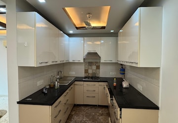 Kitchen in 2 BHK Builder Floor at Malviya Nagar – for Rent