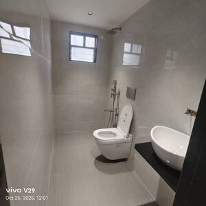 Bathroom in 3 BHK Apartment at Pokhran Road No One – for Sale