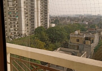 Balcony in 3 BHK Apartment at Sandwoods Spangle Heights, Dhakoli – for Rent