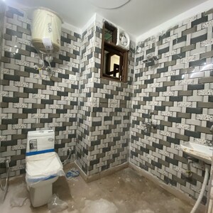 Bathroom in 1 BHK Builder Floor at Chattarpur – for Rent