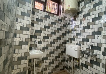 Bathroom in 1 BHK Builder Floor at Chattarpur – for Rent