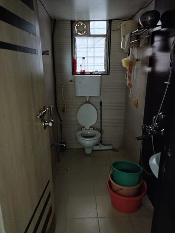 Bathroom in 2 BHK Apartment at Wadgaon Sheri – for Rent