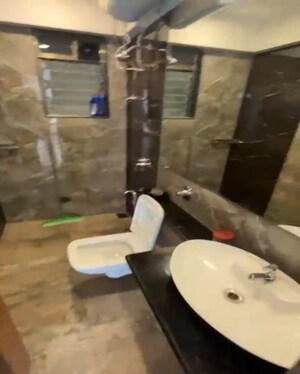 Bathroom in 3 BHK Apartment at Krishiv Enclave, Chembur – for Rent