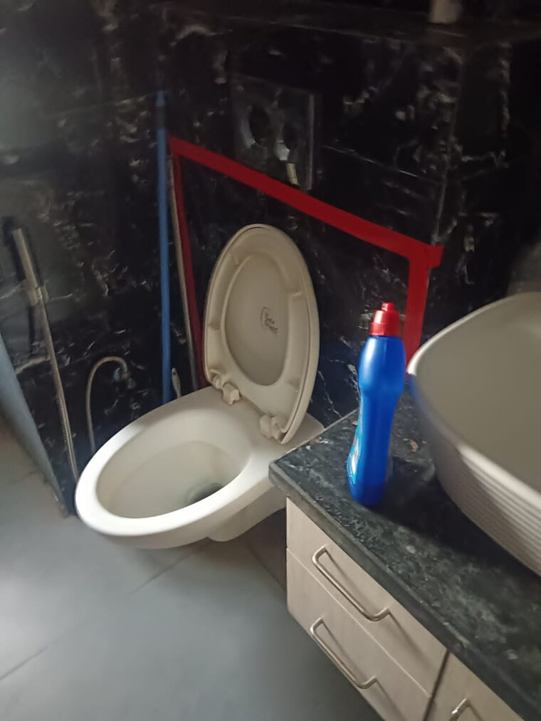 Bathroom, trishla-city 2 Bedroom 1500 Sq.Ft. Apartment In Patiala Road Zirakpur 9342544