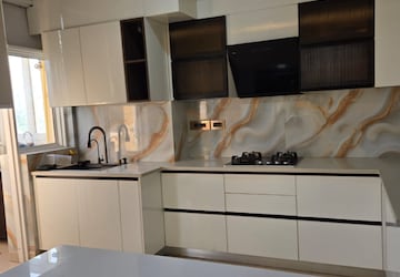 Kitchen in 3 BHK Builder Floor at Kohli One Malibu Town, Malibu Town – for Rent