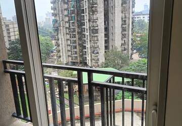 Balcony in 1 BHK Apartment at Kishor Sukur Enclave A, Ghodbunder Road – for Rent