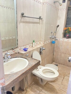 Bathroom in 2 BHK Apartment at Sindhi Society, Chembur – for Rent