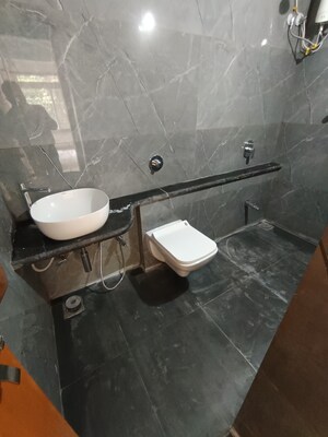 Bathroom in 2 BHK Apartment at New Mhada Colony, Powai – for Rent