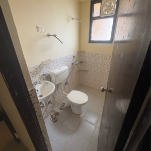 Bathroom in 2 BHK Apartment at Apex Our Homes, Garoli Kalan – for Rent